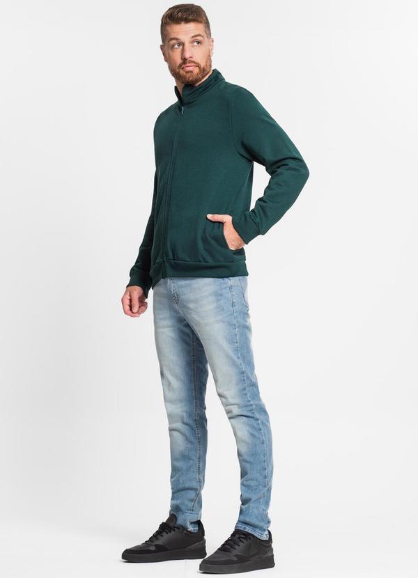 Rovitex - Jaqueta Masculina em Moletom Verde 3