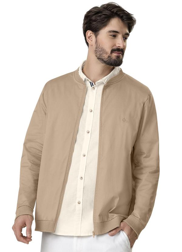 Diametro - Jaqueta Masculina em Sarja Marrom