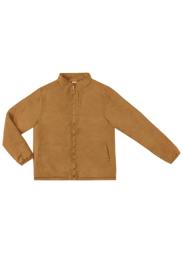 Diametro - Jaqueta Masculina em Suede Marrom
