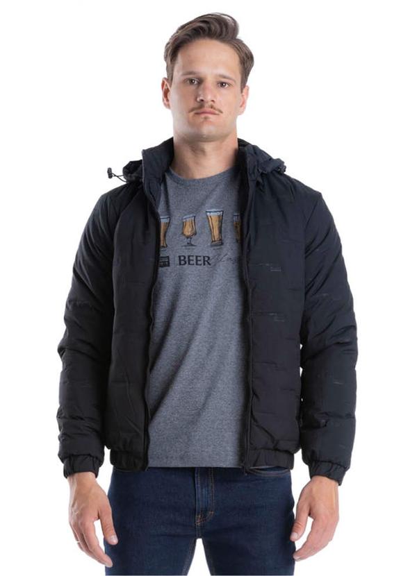 Biogás - Jaqueta Masculina Importada Preto