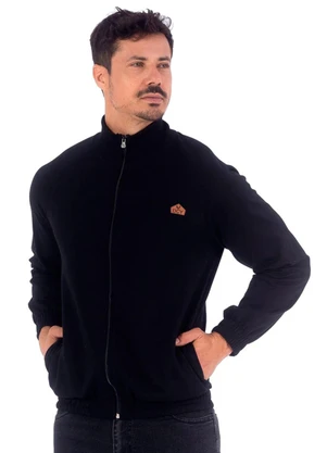 Decoy - Jaqueta Masculina Manga Raglan Preto - DECOY