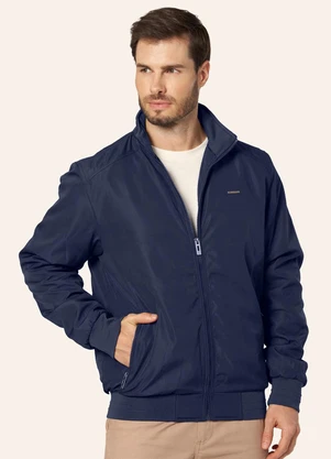 Diametro - Jaqueta Masculina Microfibra Forrada Azul - DIAMETRO