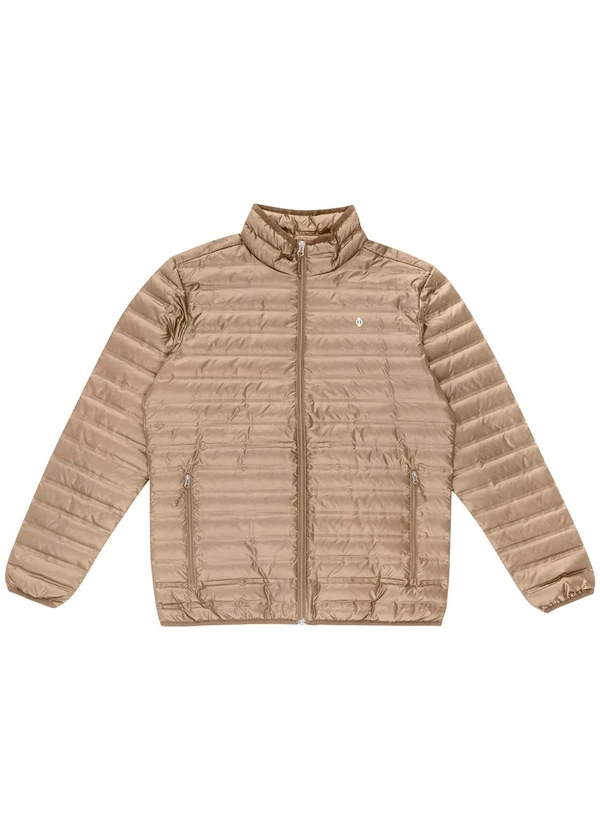 Diametro - Jaqueta Masculina Microfibra Marrom