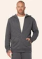 Diametro - Jaqueta Masculina Moletom Premium Azul - variação: Cinza