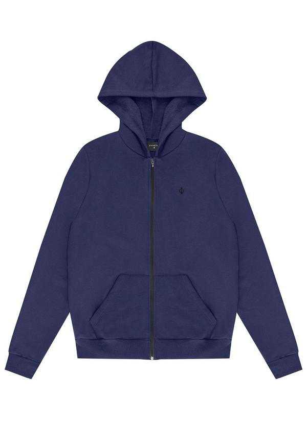 Diametro - Jaqueta Masculina Moletom Premium Azul
