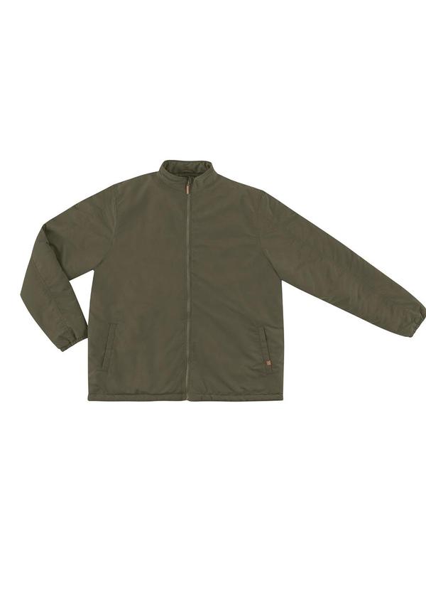 Diametro - Jaqueta Masculina Plus Size em Suede Verde