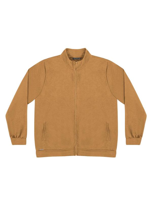 Diametro - Jaqueta Masculina Plus Size Marrom