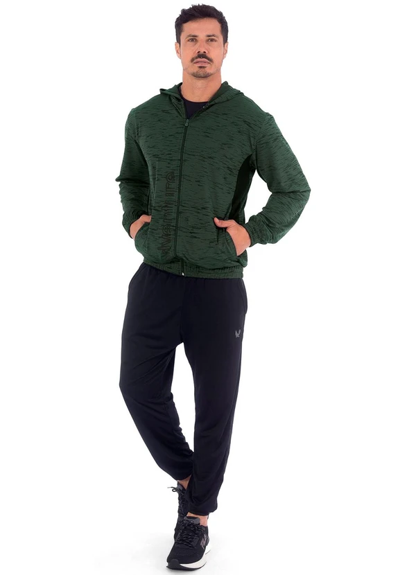 Decoy - Jaqueta Masculina Suplex com Capuz Verde 2