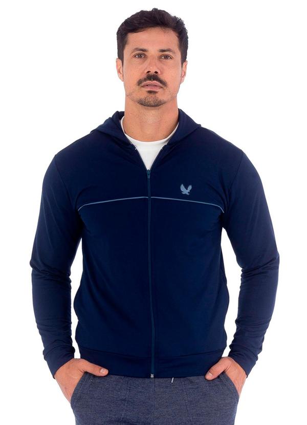 Decoy - Jaqueta Masculina Suplex Estampado Azul