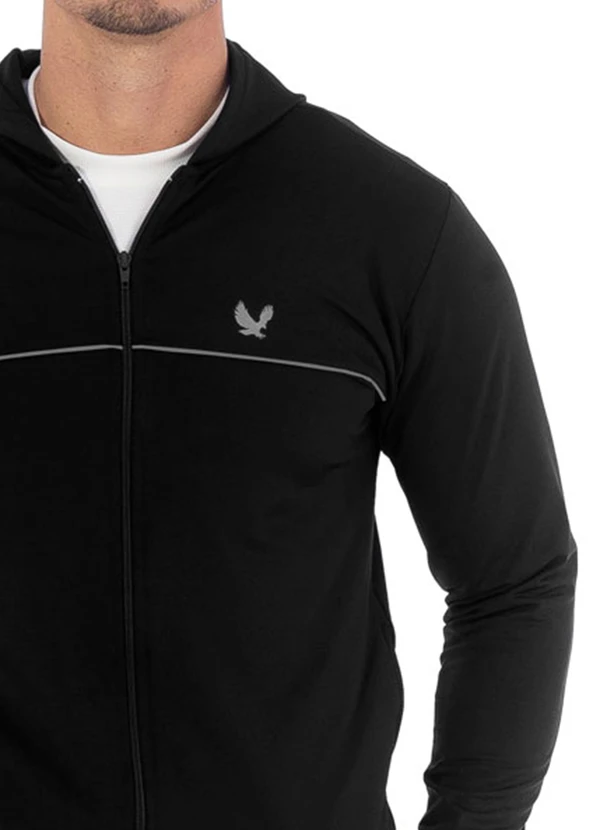 Decoy - Jaqueta Masculina Suplex Estampado Preto 3