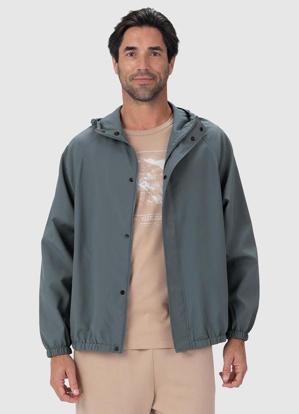 Malwee - Jaqueta Masculino Repele Água Cinza 2