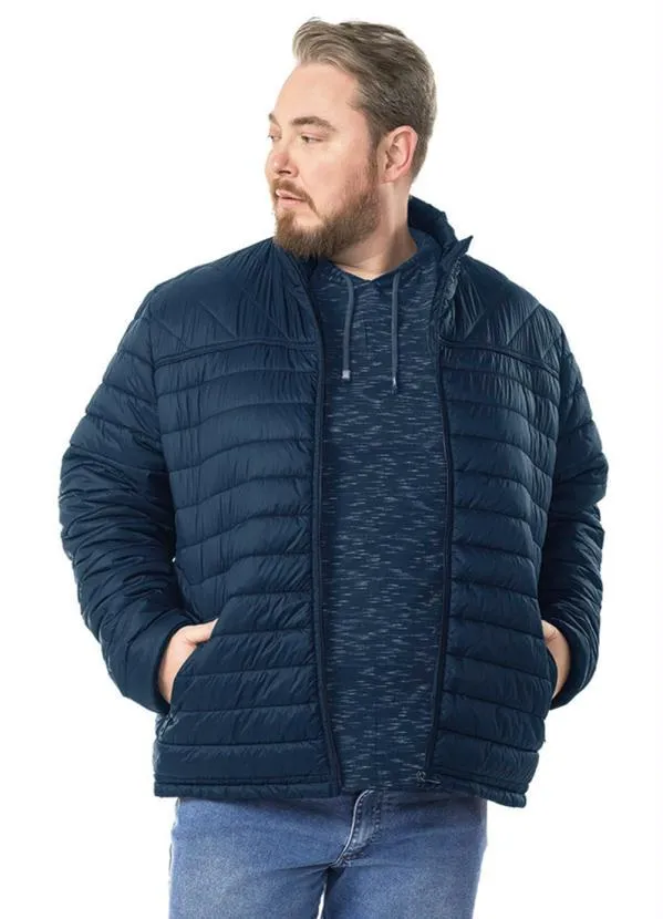 Diametro - Jaqueta Microfibra Azul