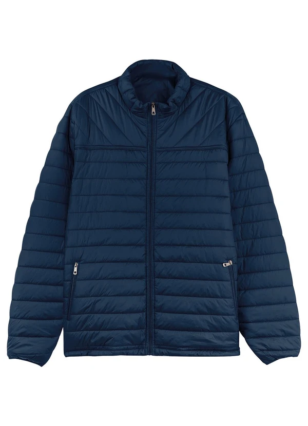 Diametro - Jaqueta Microfibra Plus Size Azul