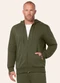 Diametro - Jaqueta Masculina Moletom com Capuz Verde - variação: Verde