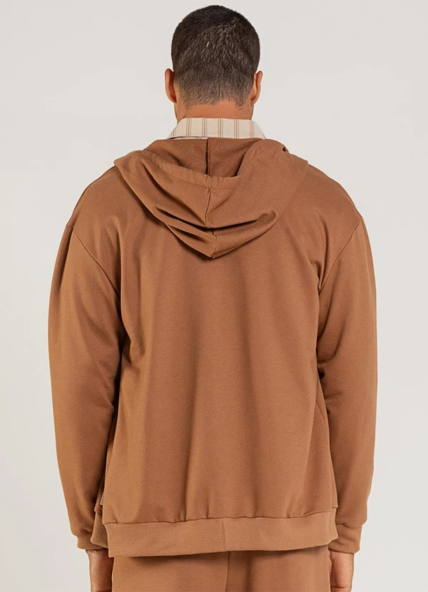 The Philippines - Jaqueta Moletom Masculina Marrom 2