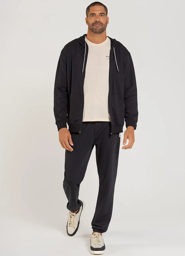 The Philippines - Jaqueta Moletom Masculina Preto 3