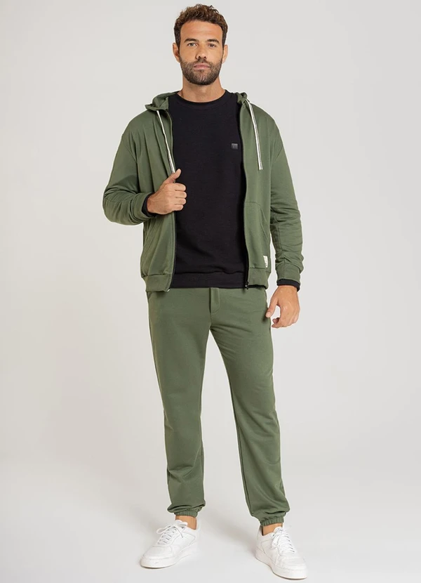 The Philippines - Jaqueta Moletom Masculina Verde 3