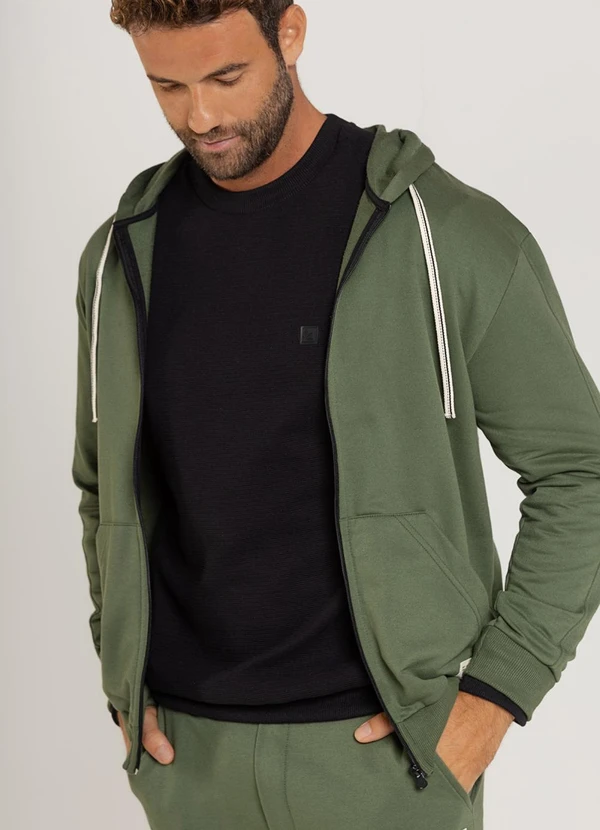 The Philippines - Jaqueta Moletom Masculina Verde 4