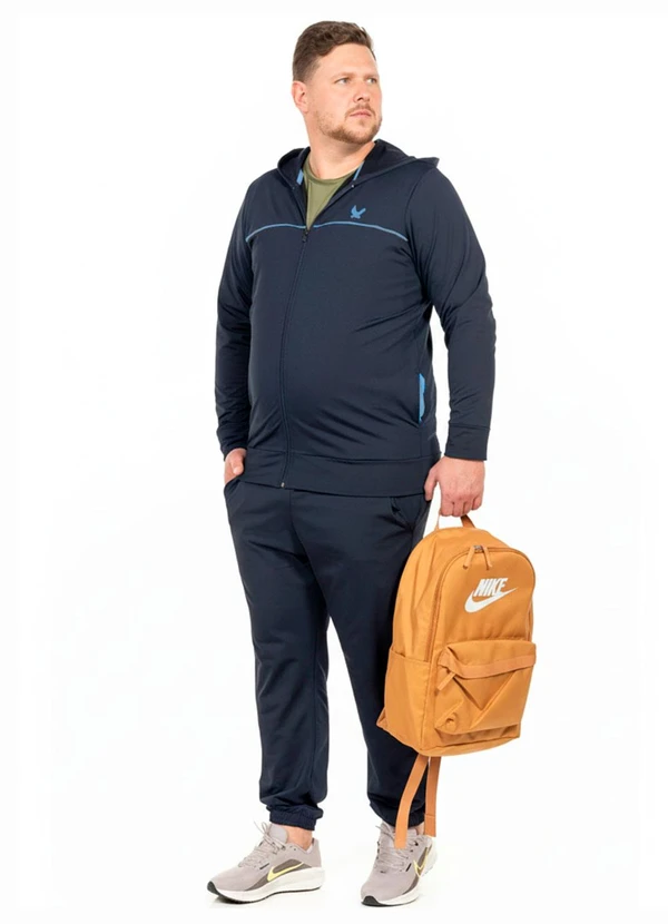 Cobertura - Jaqueta Plus Size Masculina Azul