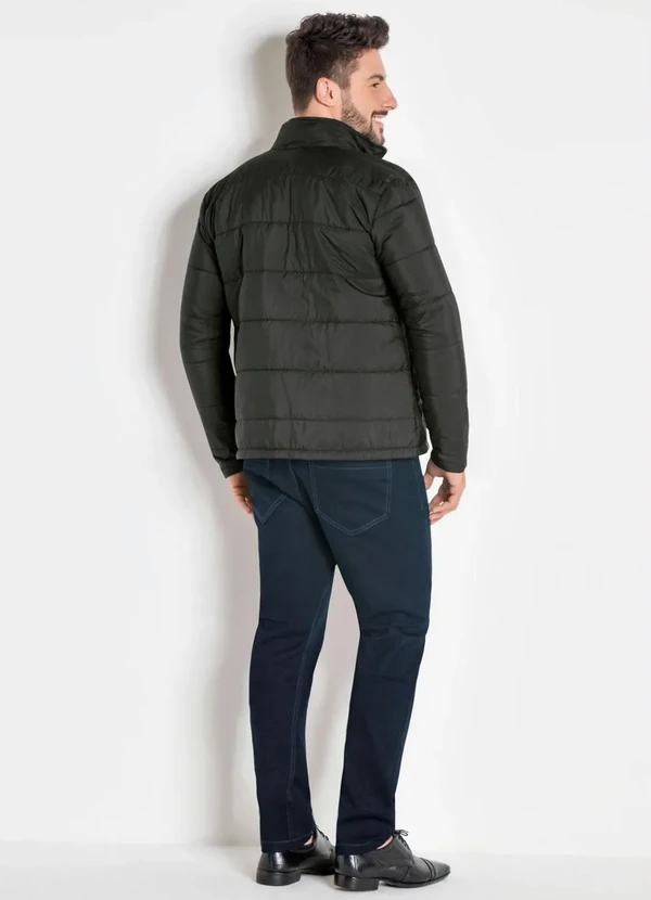 Actual - Jaqueta Preta com Enchimento Actual 5