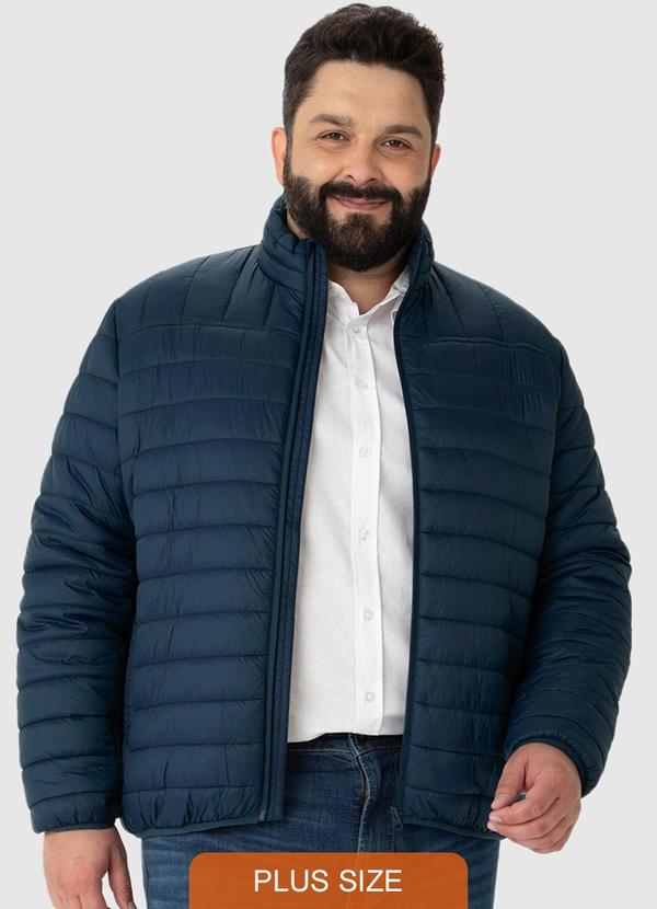 Malwee - Jaqueta Puffer Masculina Plus Azul 1