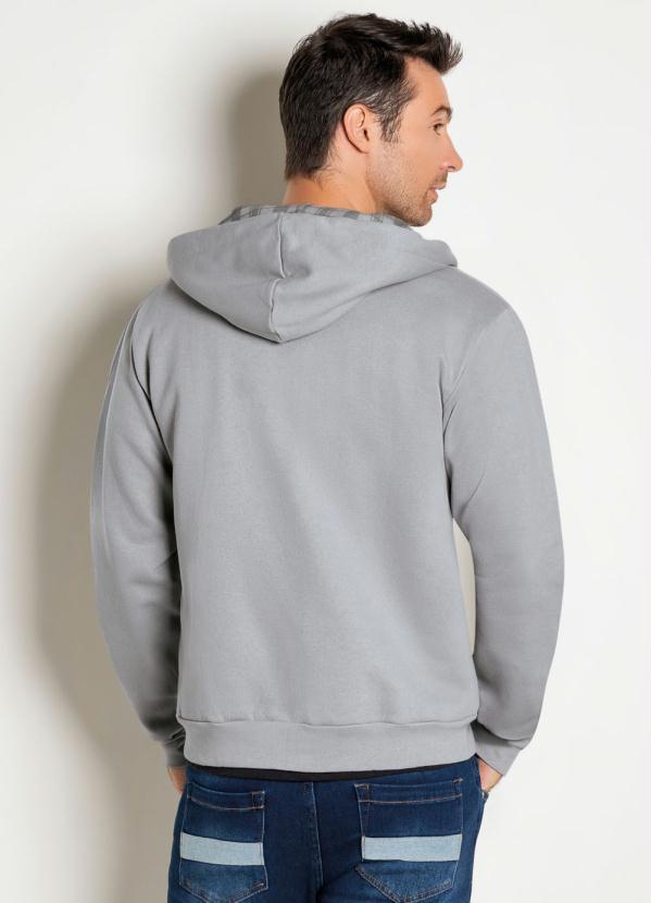 Moda Pop - Jaqueta Masculina Cinza 2