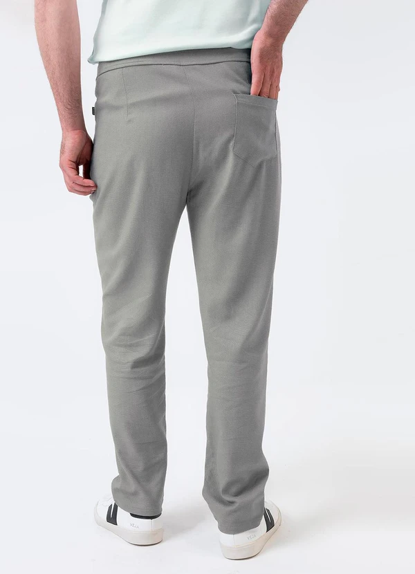 Exco - Calça em Linho  Cinza 2