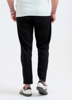 Exco - Calça em Linho  Preto - EXCO