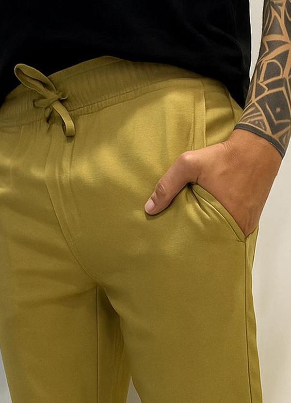 Rafree - Calça Masc Alfaiataria com Elastico Marant Caqui 4