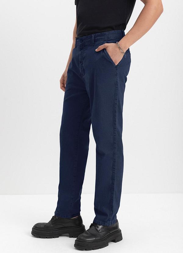 Essendi - Calça Masculina em Sarja Azul