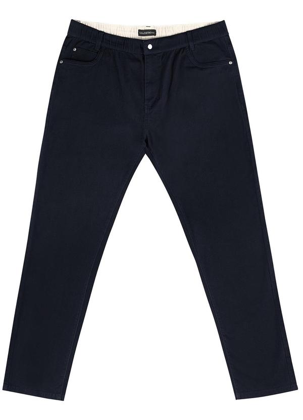 Diametro - Calça Masculina Plus Size em Sarja Preto