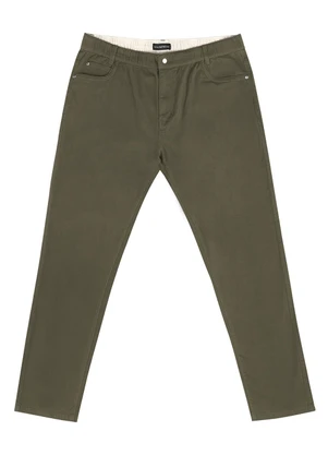 Diametro - Calça Masculina Plus Size em Sarja Verde - DIAMETRO