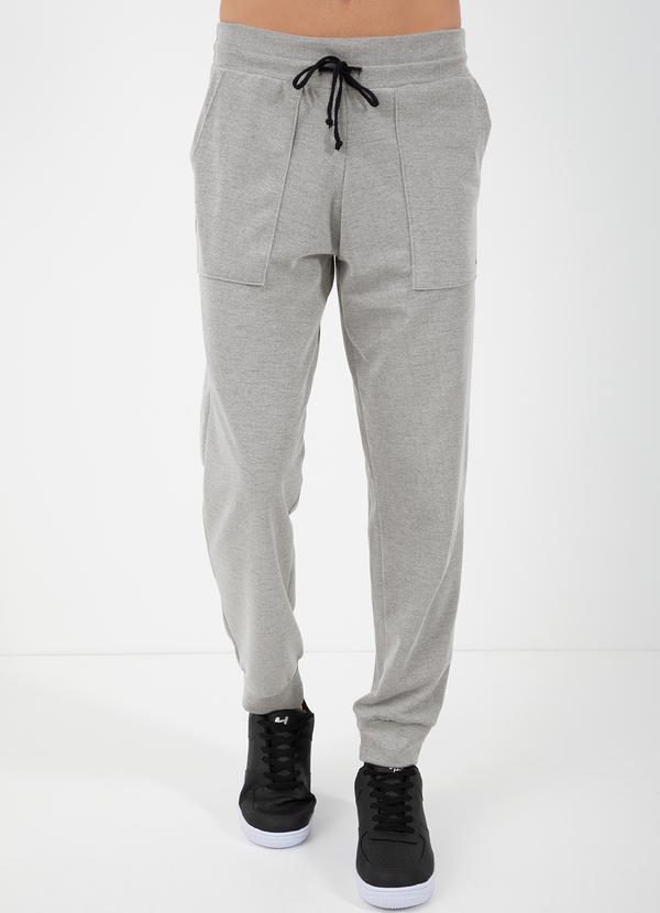 Actual - Calça Piquet Actual Cinza