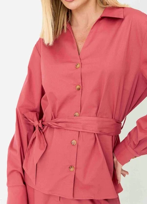 Ritmi Studio - Camisa Manga Longa com Faixa - RITMI STUDIO