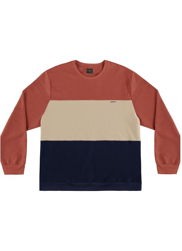 Diametro - Blusão Masculino Plus Size Laranja