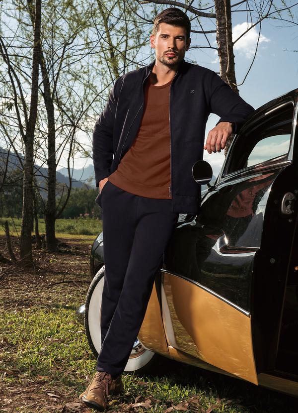 Exco - Casaco Masculino em Alfaiataria Preto 2