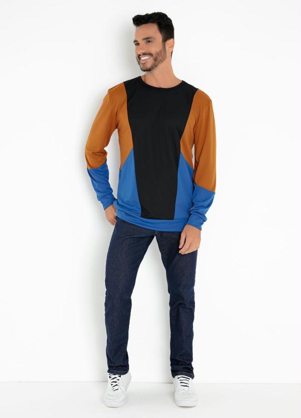 Outlet - Casaco Tricolor com Recortes 3