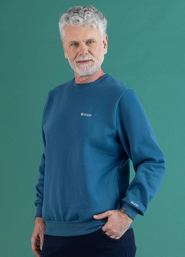 Soft Bonni - Blusão Adulto Azul Jeans