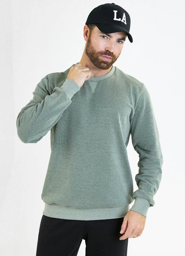 Soft Bonni - Blusão Adulto em Tricô Marajó Verde