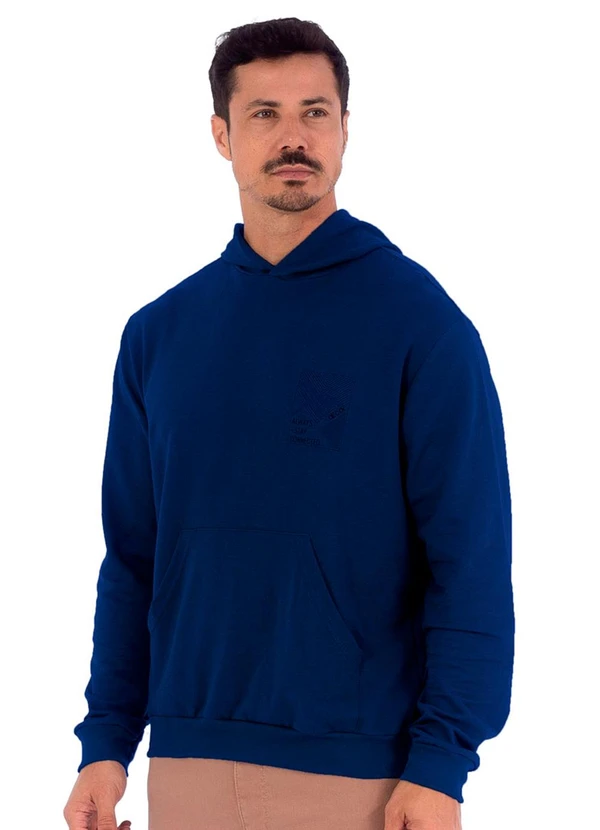 Decoy - Blusão Masculina Moletom Estampado Azul