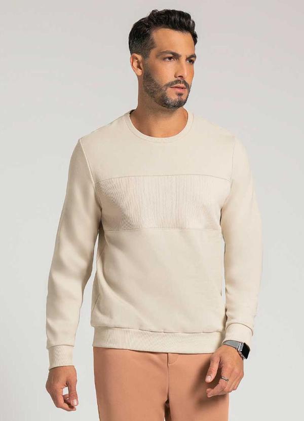 Exco - Blusão Masculino Adulto Confortavel Bege