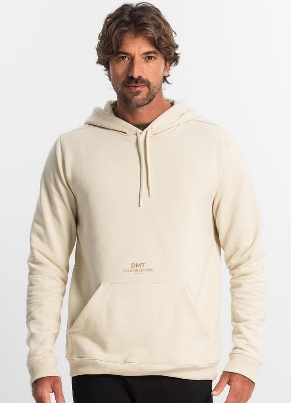 Diametro - Blusão Masculino com Capuz Bege