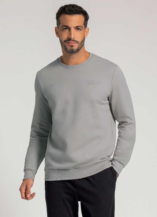 Exco - Blusão Masculino Estampado Cinza