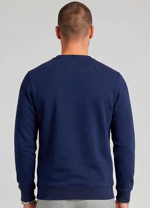Diametro - Blusão Masculino Moletom 3 Cabos Felpado Azul - DIAMETRO