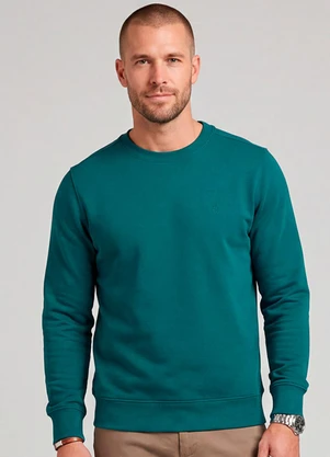 Diametro - Blusão Masculino Moletom 3 Cabos Felpado Verde - DIAMETRO