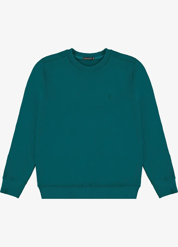 Diametro - Blusão Masculino Moletom 3 Cabos Felpado Verde 4
