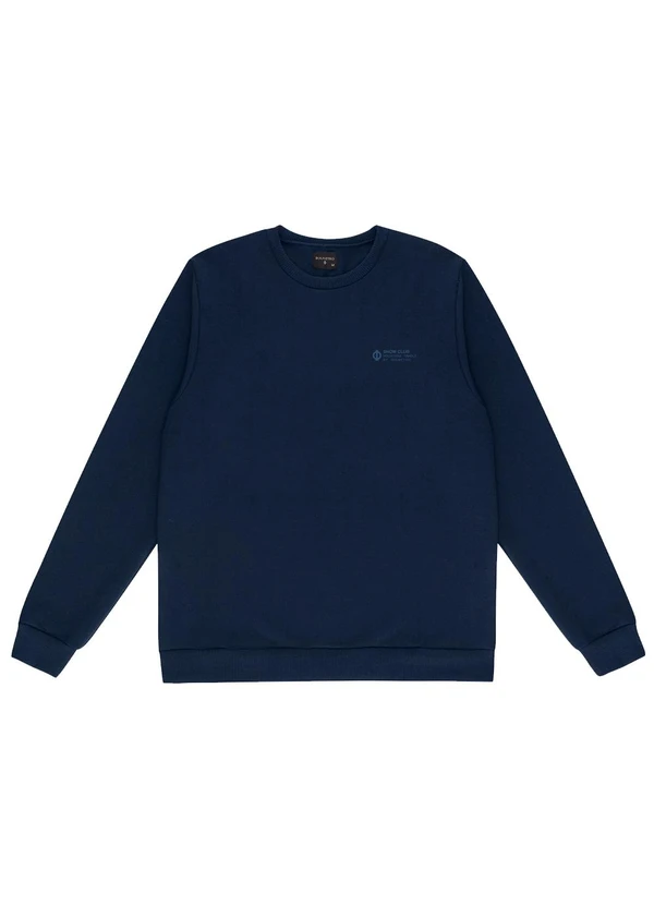 Diametro - Blusão Masculino Moletom Azul