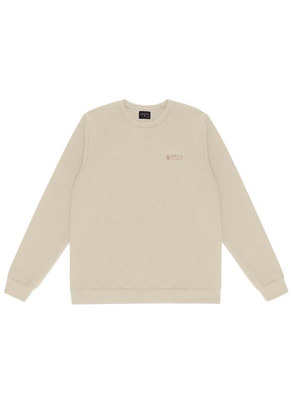 Diametro - Blusão Masculino Moletom Bege