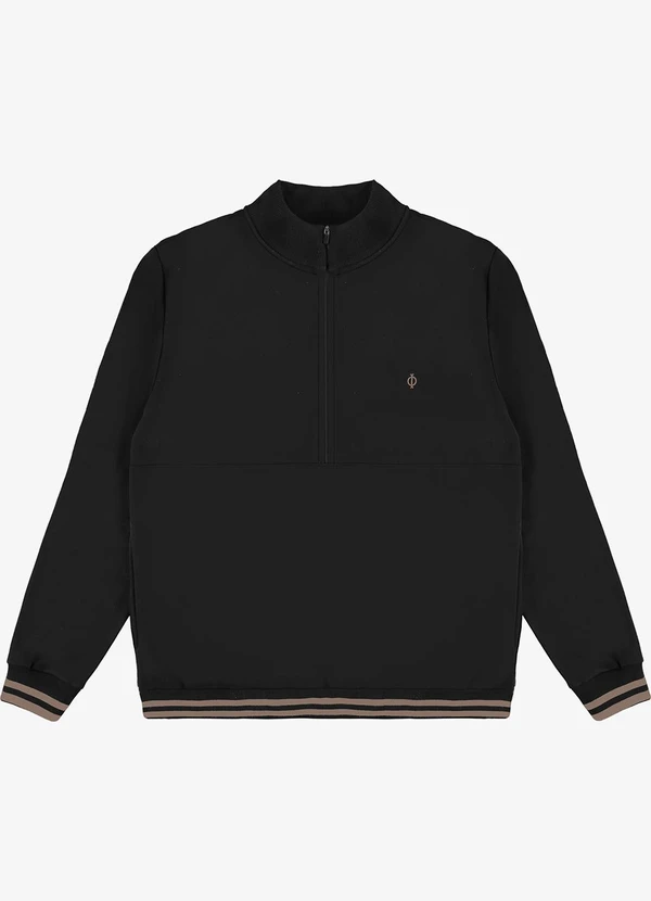 Diametro - Blusão Masculino Moletom Felpado Preto 5