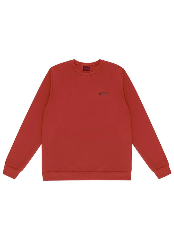 Diametro - Blusão Masculino Moletom Vermelho